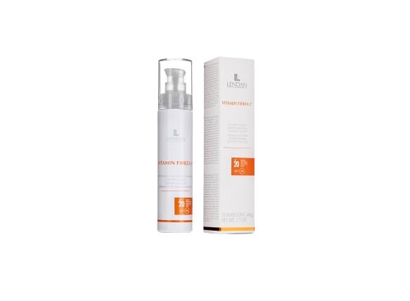 Lendan - Vitamin C Facial Cream - Hydrating Revitalizing Fluid Cream Vitamin Forza C - 50 ml/ 1.7 oz