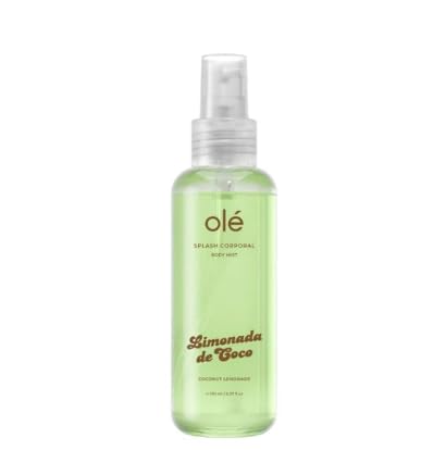 OLÉ Capilar Limonada de Coco Body Splash, 5.07 fl oz – Fresh Tropical Body Fragrance, Light and Refreshing Scent, Coconut and Citrus Fragrance
