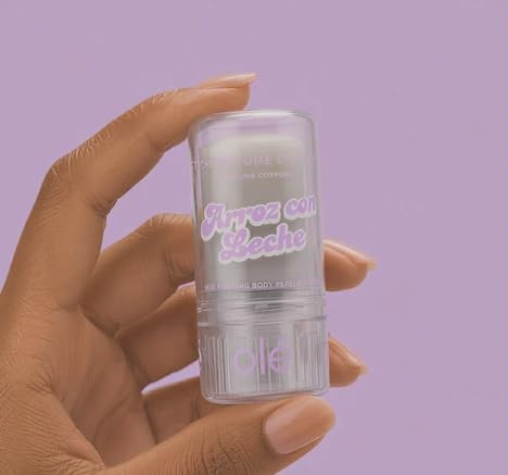OLÉ Capilar Rice Pudding Jelly Fragrance Stick, 0.18 oz – Solid Body Fragrance, Sweet and Creamy Scent, Portable and Easy to Apply
