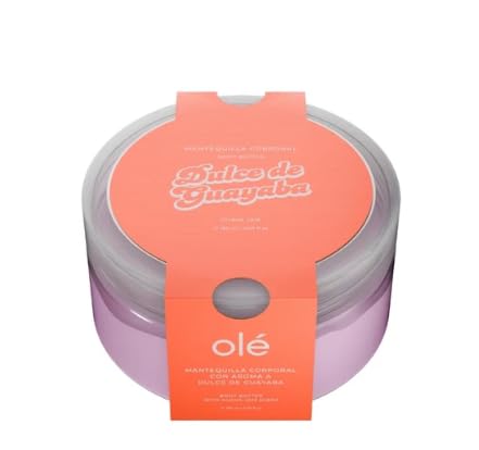 OLÉ Capilar Dulce de Guayaba Body Butter, 5.07 fl oz – Hydrating Body Cream, Fast-Absorbing Creamy Texture, Warm and Fruity Guava Fragrance