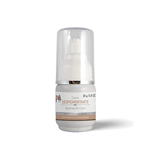 Pili Brightening skin cream with Arbutin & Glycolic Acid | Restores Skin Tone | Brightens Complexion, Dark Spot treatment for Face and Body, Underarms, Neck, Knees, Elbows & inner Thigh. (0.8 oz)
