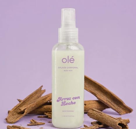 OLÉ Capilar Rice Milk Body Splash, 5.07 fl oz – Fresh Body Fragrance, Light and Refreshing Formula, Sweet and Creamy Scent