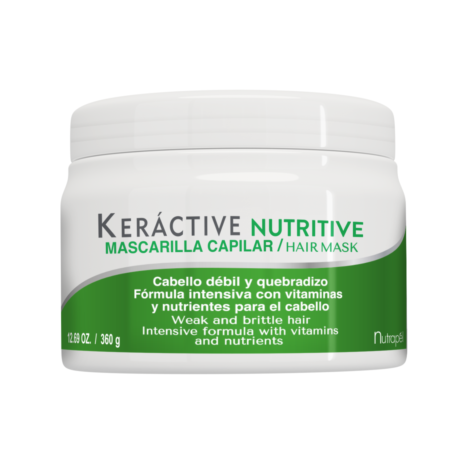 Nutrapel KERACTIVE NUTRITIVE Mask for Dehydrated Hair 12.69 oz. Moisturizing Extremely dry thin hair.