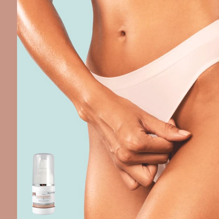 Pili Brightening skin cream with Arbutin & Glycolic Acid | Restores Skin Tone | Brightens Complexion, Dark Spot treatment for Face and Body, Underarms, Neck, Knees, Elbows & inner Thigh. (0.8 oz)