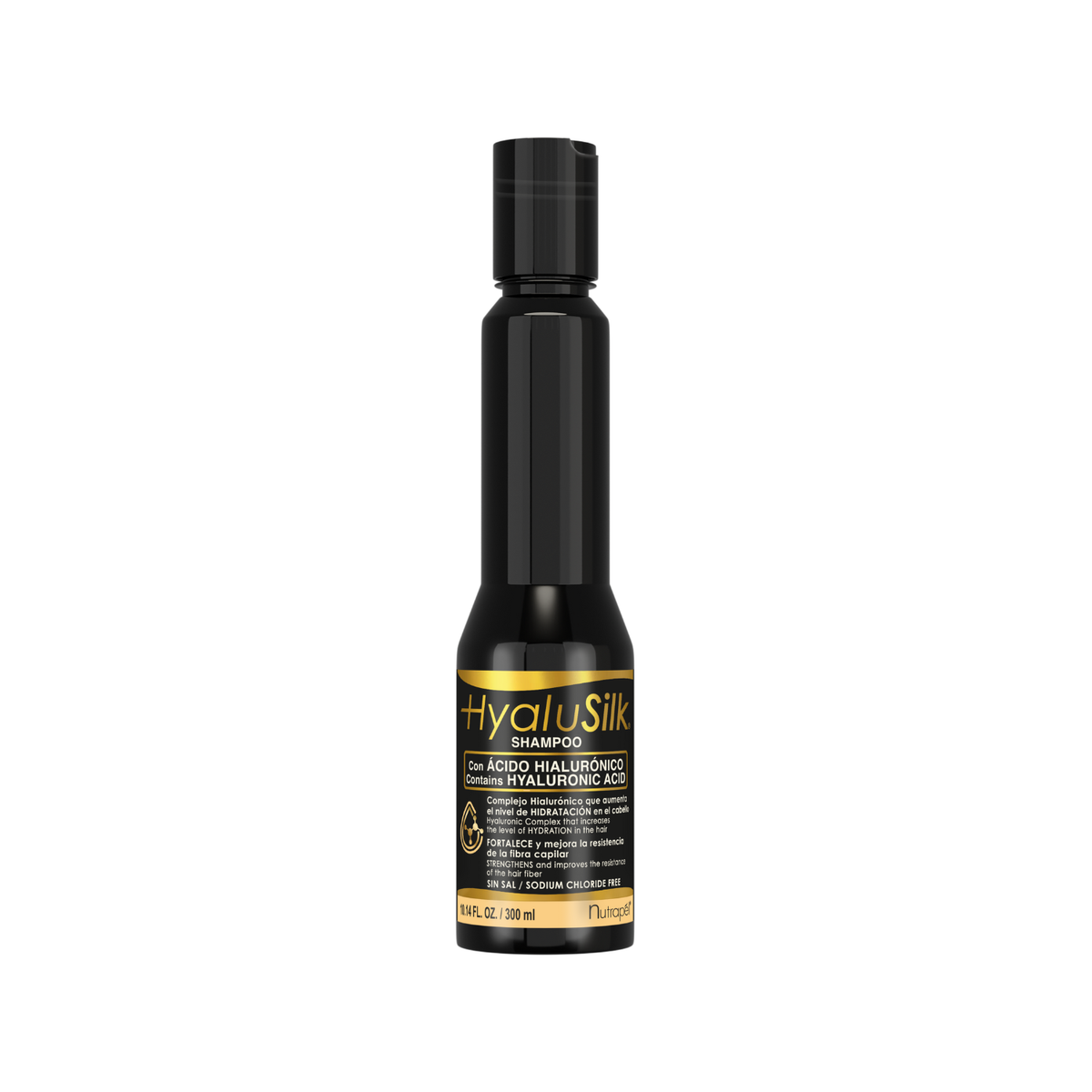 Nutrapel HYALUSILK SHAMPOO 10.14 fl. oz. Anti-aging Shampoo with Hyaluronic Acid.