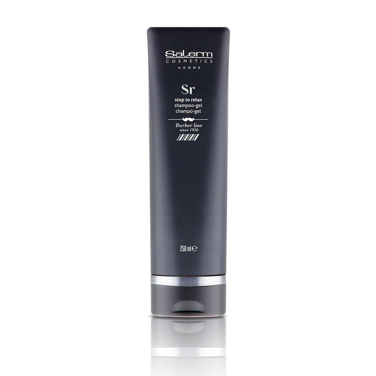SALERM - 2-in-1 Gel and Shampoo - Stop To Relax Homme Barber Line - 250 ml / 9.0 oz