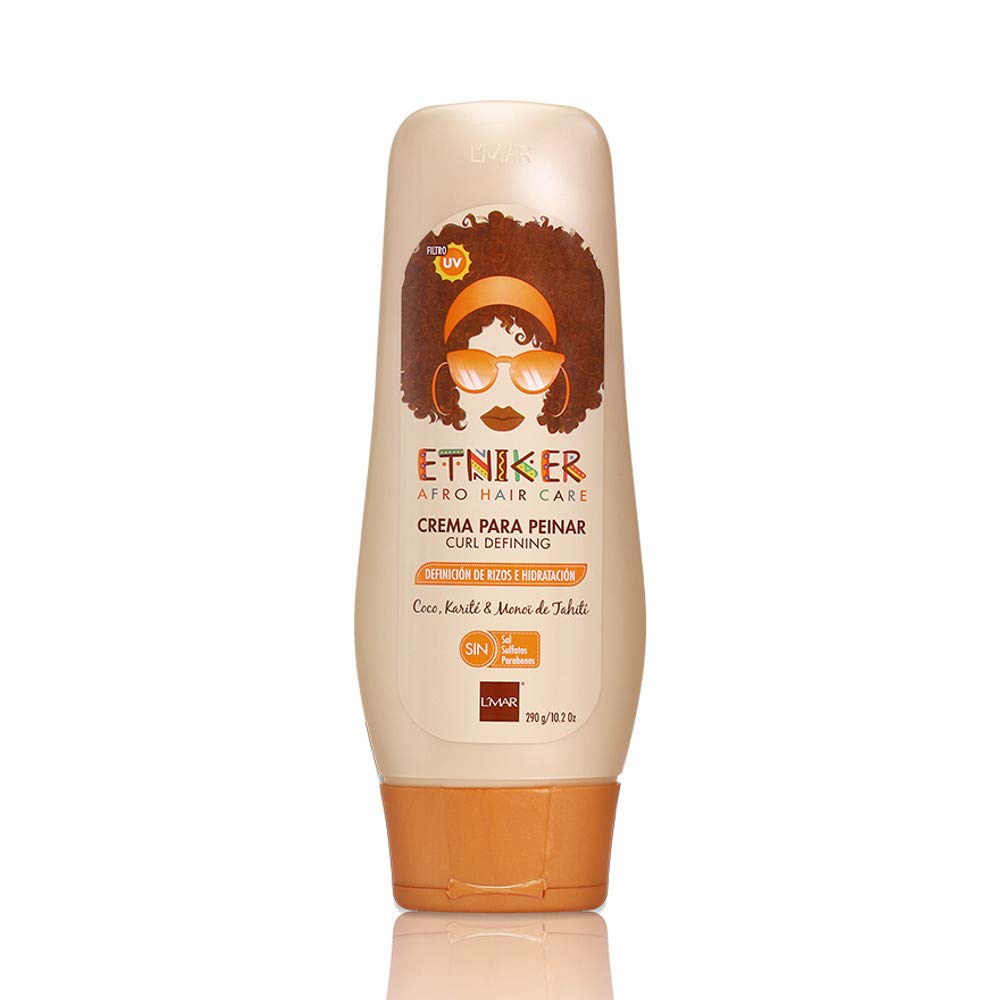 ETNIKER Afro-textured, Curly & Wavy Hair Define Kit | Gel, Hydroelixir & Styling Cream | Control, Nourish, Define | Coconut, Shea Butter, Monoi Oil, Flaxseed | NO Alcohol, Parabens & Sulfate.(3piece)