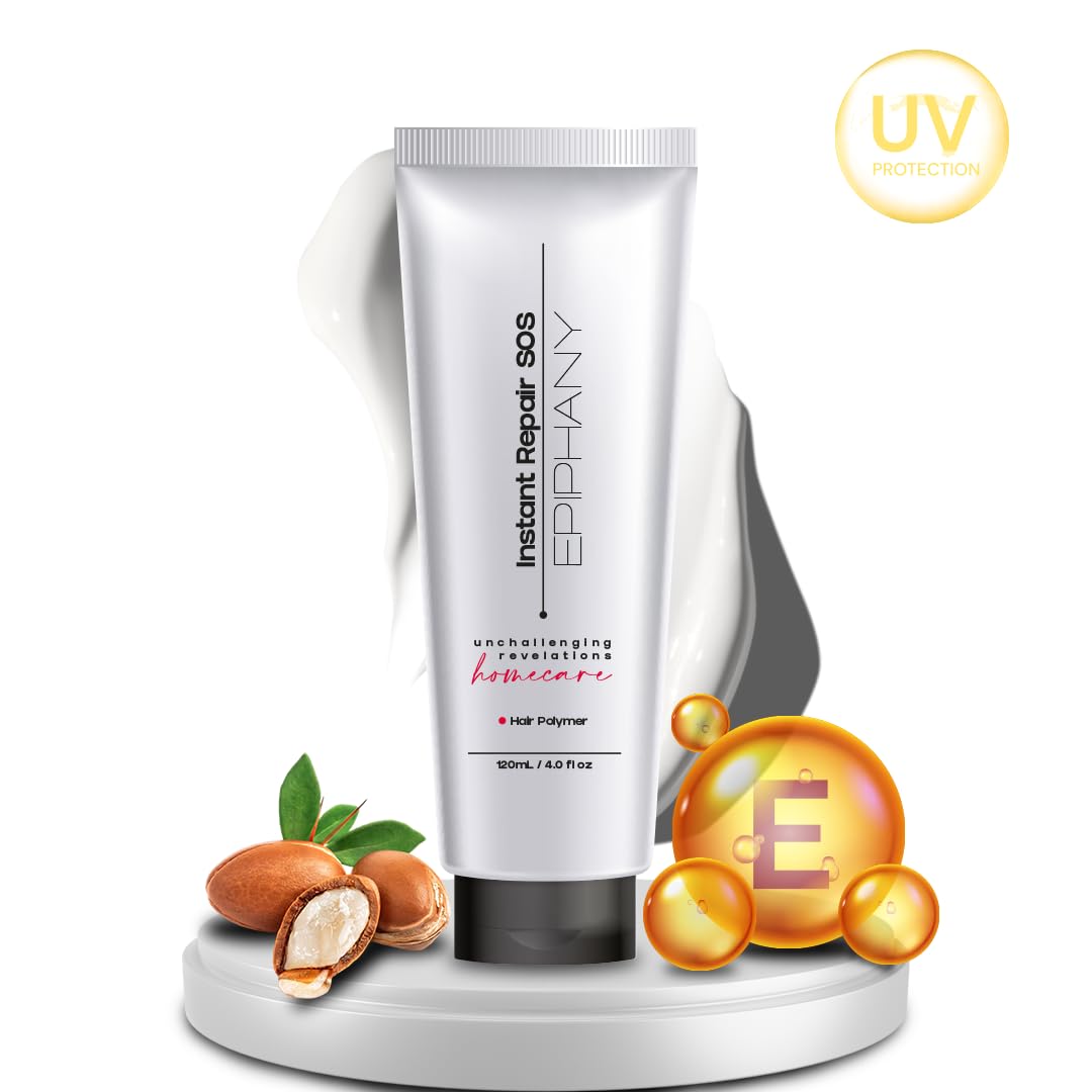 Epiphany Leave In Hair Treatment – Instant Hydration & Frizz Control | Split End Repair & UV Protection | Lightweight Styling Cream for All Hair Types