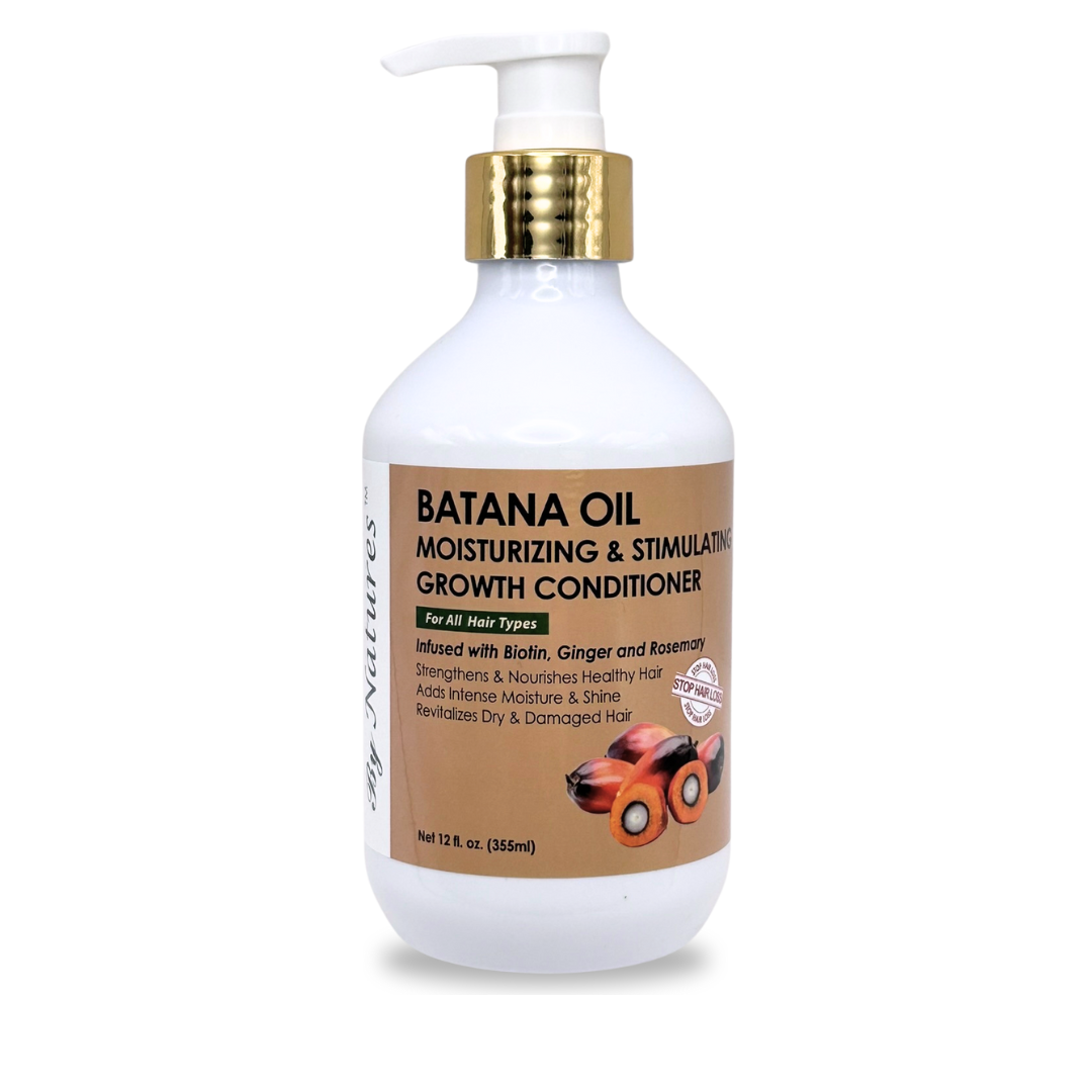 By Natures Batana Oil 4‑Piece Hair Repair Kit – Shampoo, Conditioner, Leave‑In & Thermal Protection | Strength, Growth, Shine & Heat Defense for Dry & Damaged Hair
