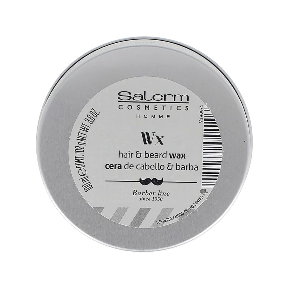 SALERM - Men's Hair Wax - Homme Barber Line - 100 ml / 3.6oz
