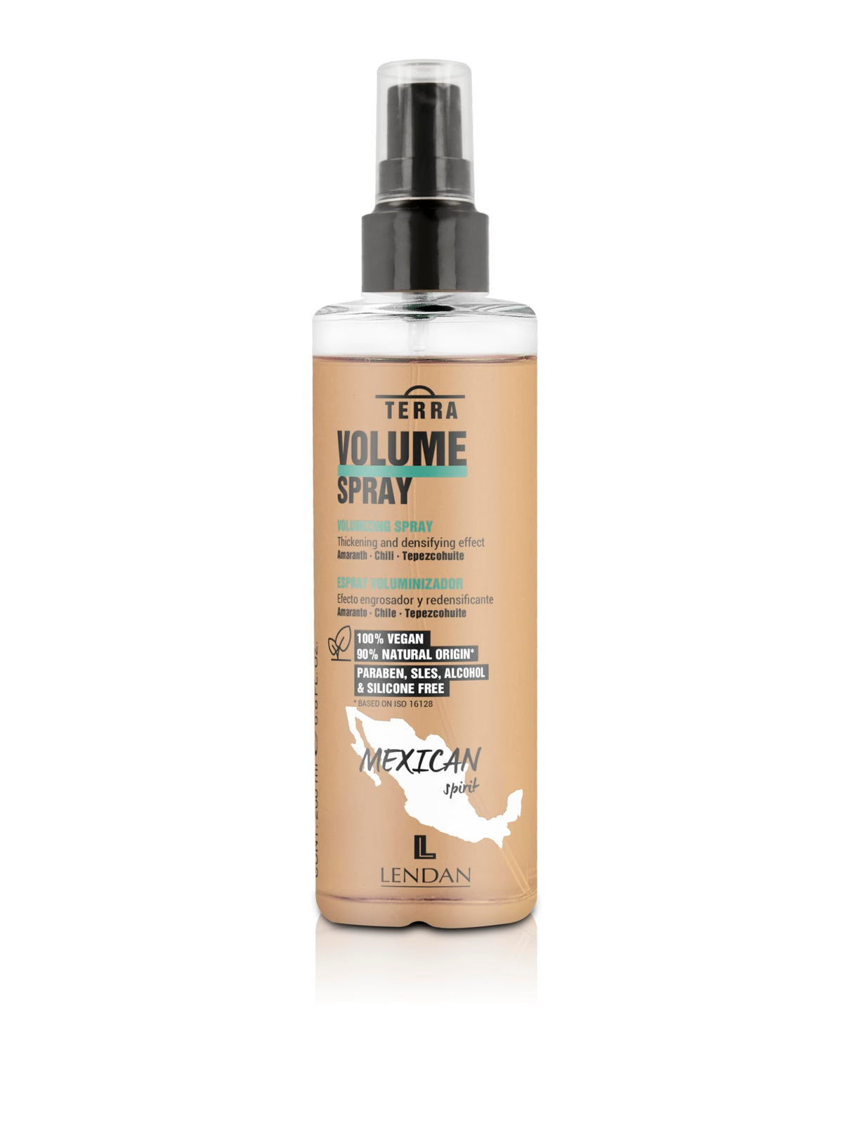 Lendan - Hair Volume Spray - Terra Volume Spray - 200 ml - Hair Volumizer - Strengthens and Maximizes Hair Volume - Immediate Thickening Effect - Anti-Frizz Hair - Vegan