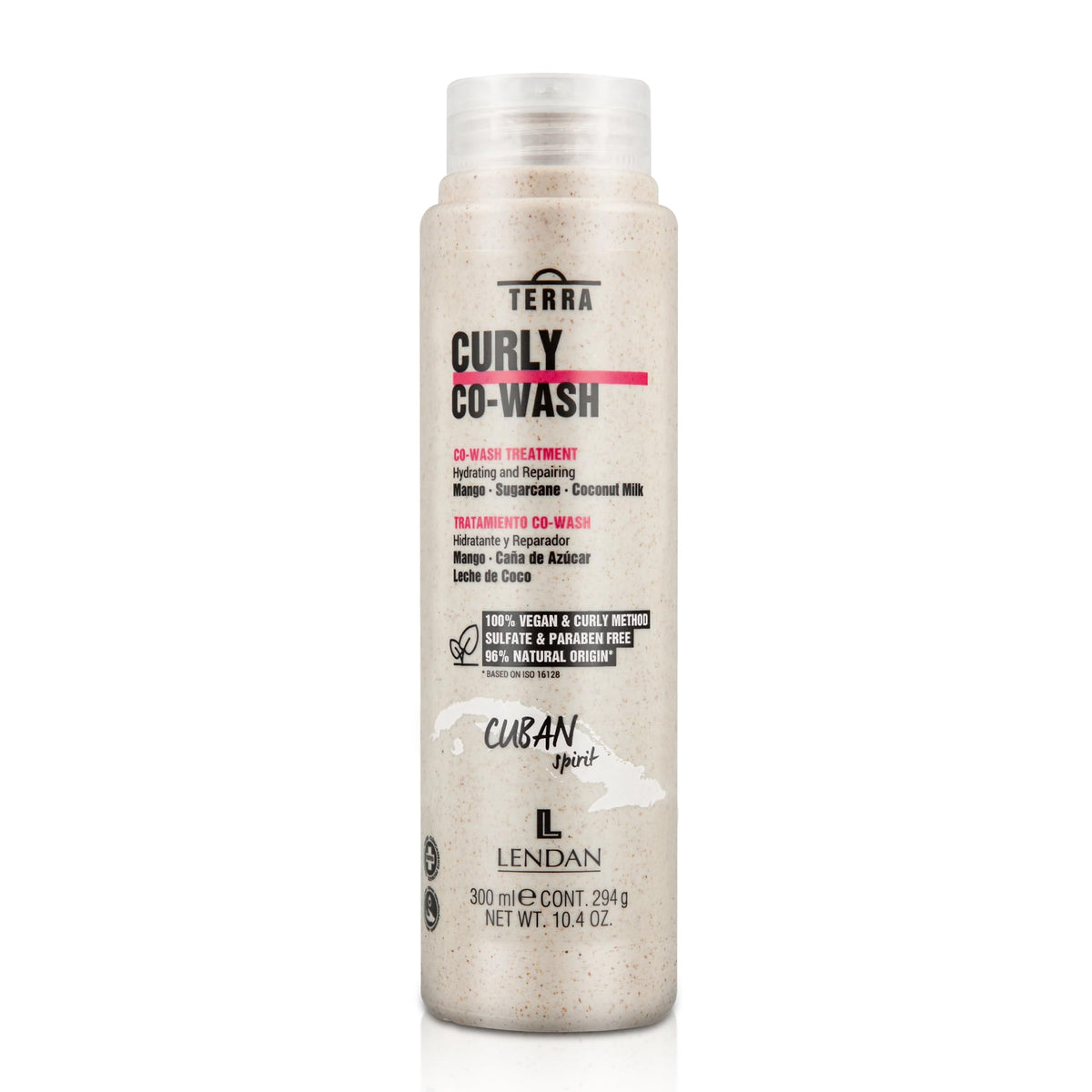 Lendan Curly Cuban Spirit 4-PIECE ACTIVATOR & OIL KIT by Terra with Low Poo Shampoo 10.6 oz + Co-Wash Treatment 10.4 oz + Curl Activator Cream 9.0 oz + Curly Oil 2.5 fl.oz