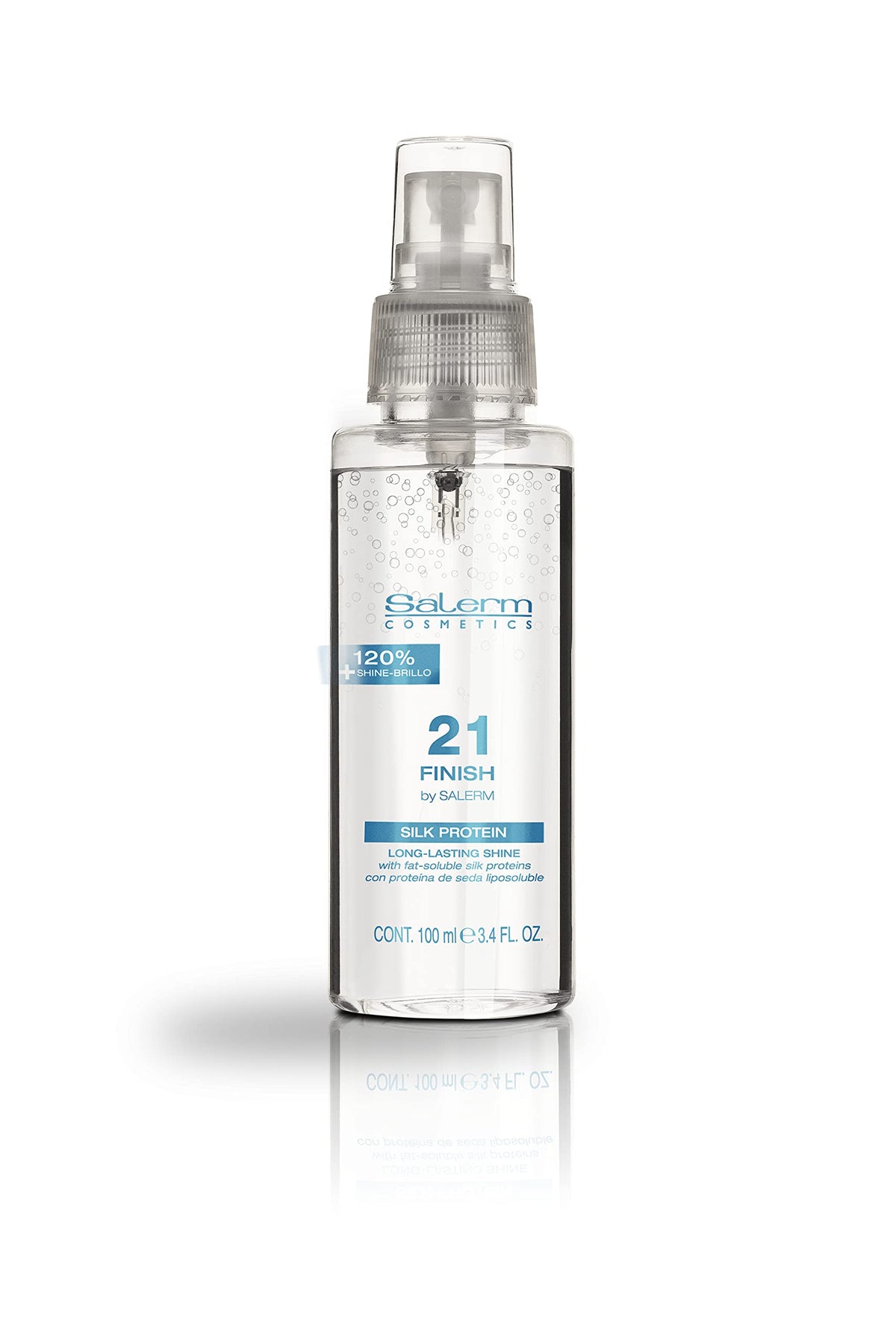 Salerm 21 Silk Protein Shampoo & Leave-in Conditioner (tube) +Finish Spray