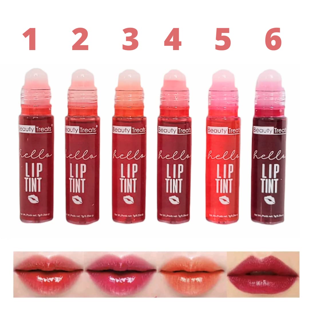 Beauty Treats Lip Tint Set of 6 Colors 0.25oz each - Tiente de Labios