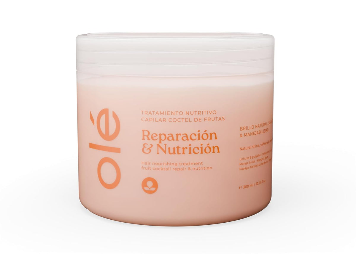 OLÉ Deep Hydration Hair Treatment Mask – Strengthens, Repairs & Protects – For Dry, Damaged or Frizzy Hair – 10.14 fl oz
