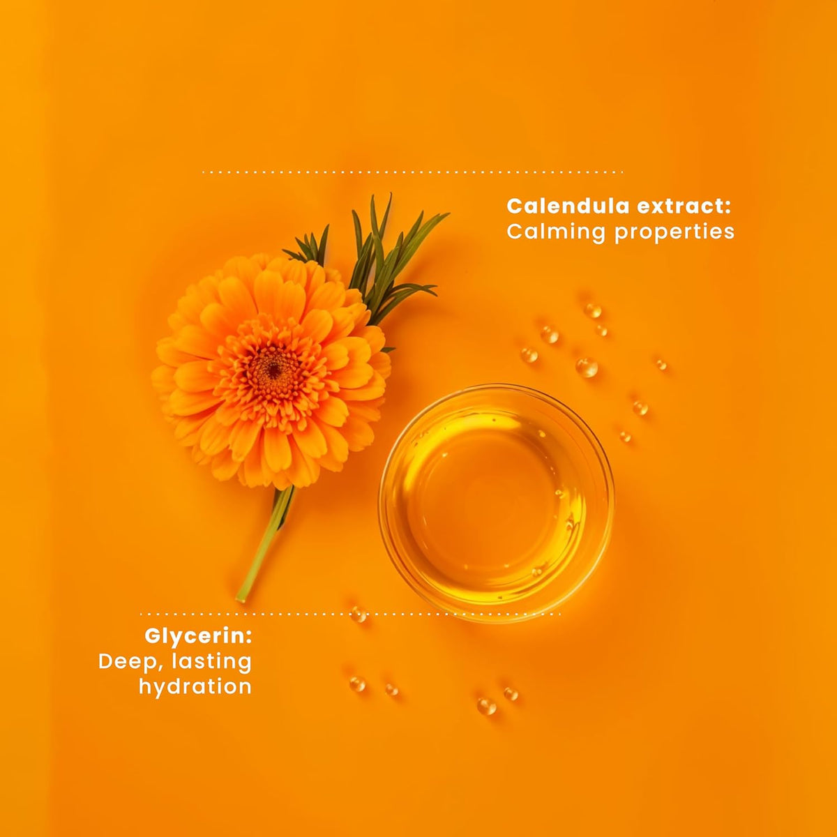 Pili Calendula Repair Cream for Dry & Sensitive Skin Barrier Support Moisturizer for Face, Hands & Body Non-Greasy, Unscented. Multipurpose Daily Use. 15 oz
