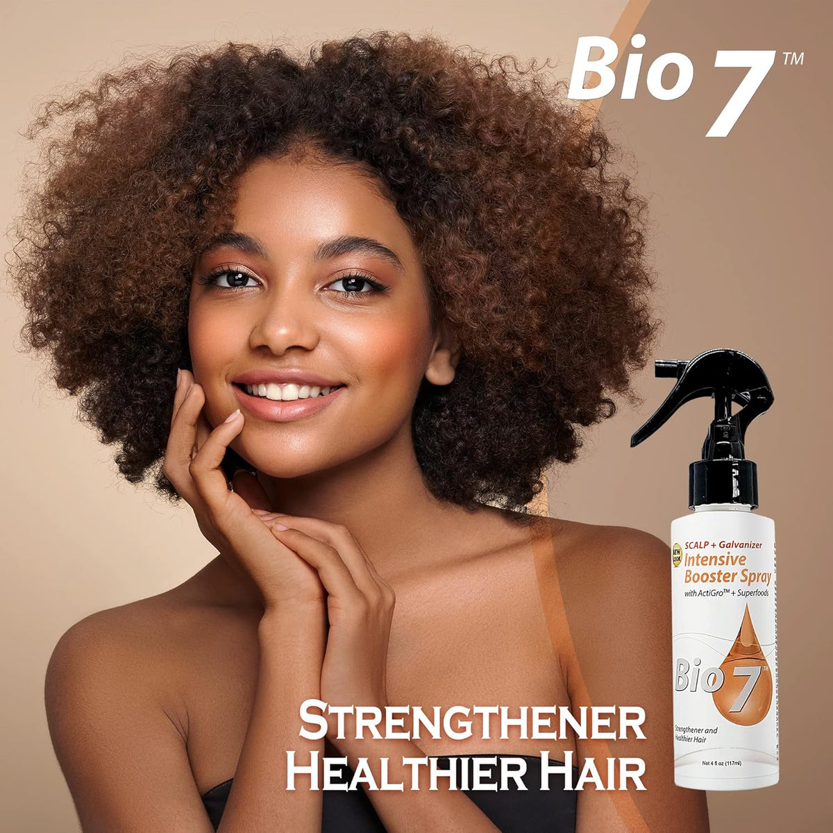 Bio7 Scalp + Galvanizer Intensive Hair Growth Booster with Active Growth Complex and Superfoods - 4fl oz