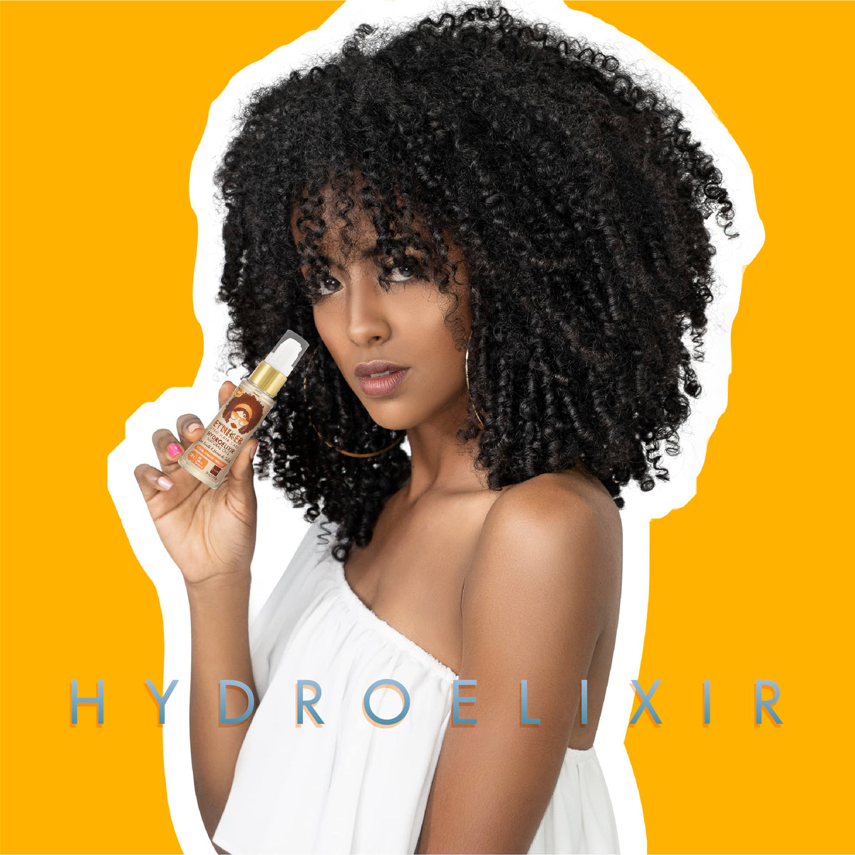 ETNIKER Afro-textured, Curly & Wavy Hair Define Kit | Gel, Hydroelixir & Styling Cream | Control, Nourish, Define | Coconut, Shea Butter, Monoi Oil, Flaxseed | NO Alcohol, Parabens & Sulfate.(3piece)