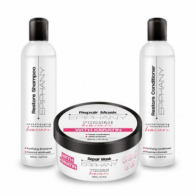EPIPHANY - Hydration, Repair & Shine Kit | Shampoo + Conditioner + Mask