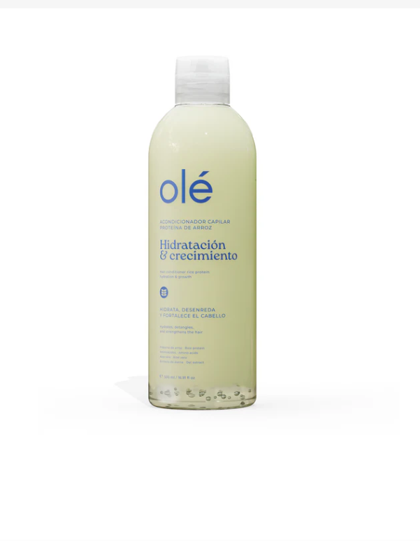 OLÉ Rice Protein Shampoo & Conditioner Set – Revitalizing, Hydrating & Anti‑Frizz Formula | With Rice Water, Oats, Flaxseed, Oats, Flaxseed & Amino Acids