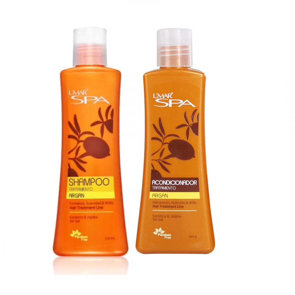L'Mar Professional SPA Argan Shampoo and Conditioner Set 8.5oz each