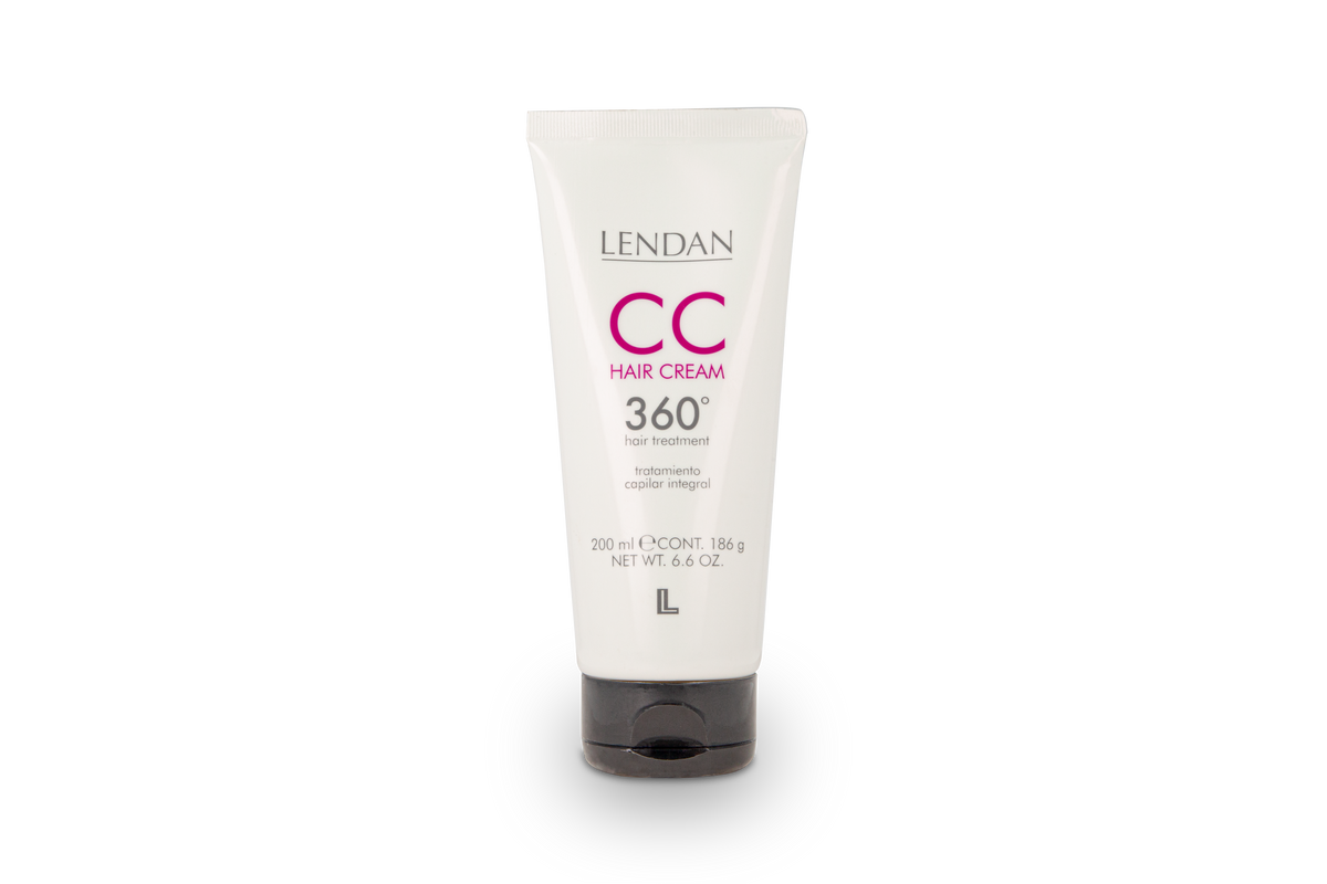 Lendan - Leave-In Conditioner - CC Hair Cream 360º - 200 ml - Hydration and Shine - Heat Protector for Hair - Controls Frizz and Eases Styling