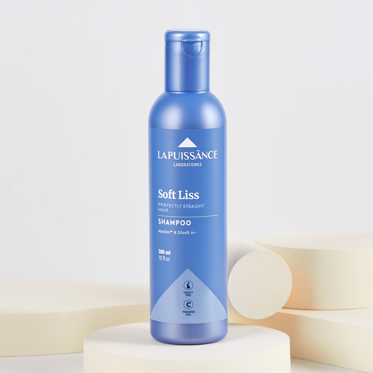 LA PUISSANCE Soft Liss Smoothing Set – Shampoo + Deep Conditioning Mask with Maxiliss™, Silsoft A+, Peptides, Jojoba Oil & Phytoqueratin – for Straight or Chemically Treated Hair