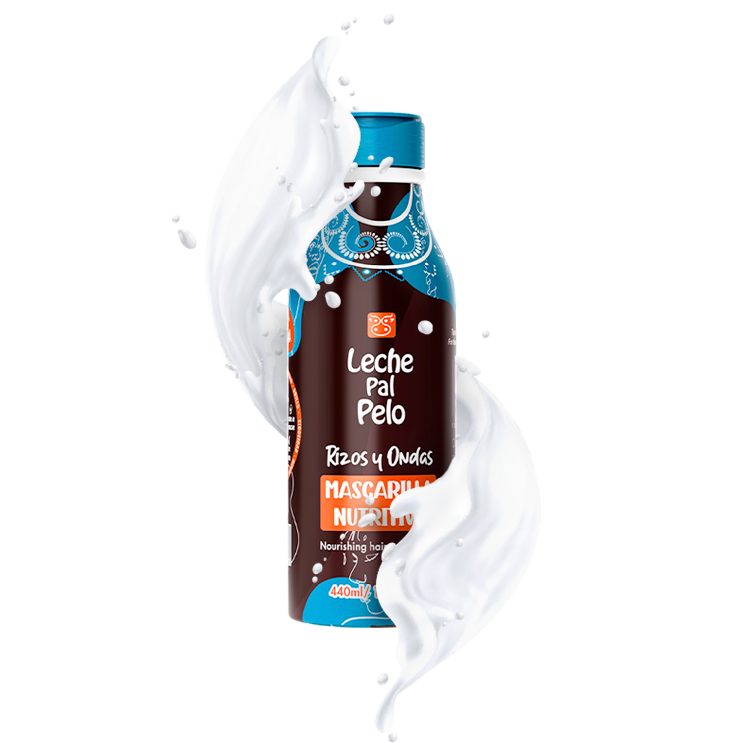 Leche Pal Pelo Curls in Harmony Combo Set: Shampoo, Nourishing Mask, Thermal Protector Defining Cream, and Argan Oil for Perfectly Defined, Hydrated Waves, 14.9 oz bottles, Set of 4