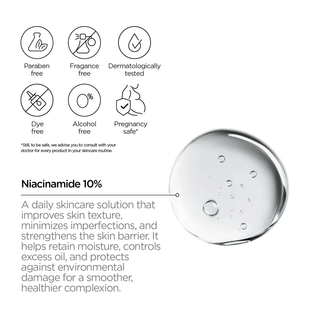 REVOX B77 JUST Niacinamide 10% A daily moisturiser for face and neck.