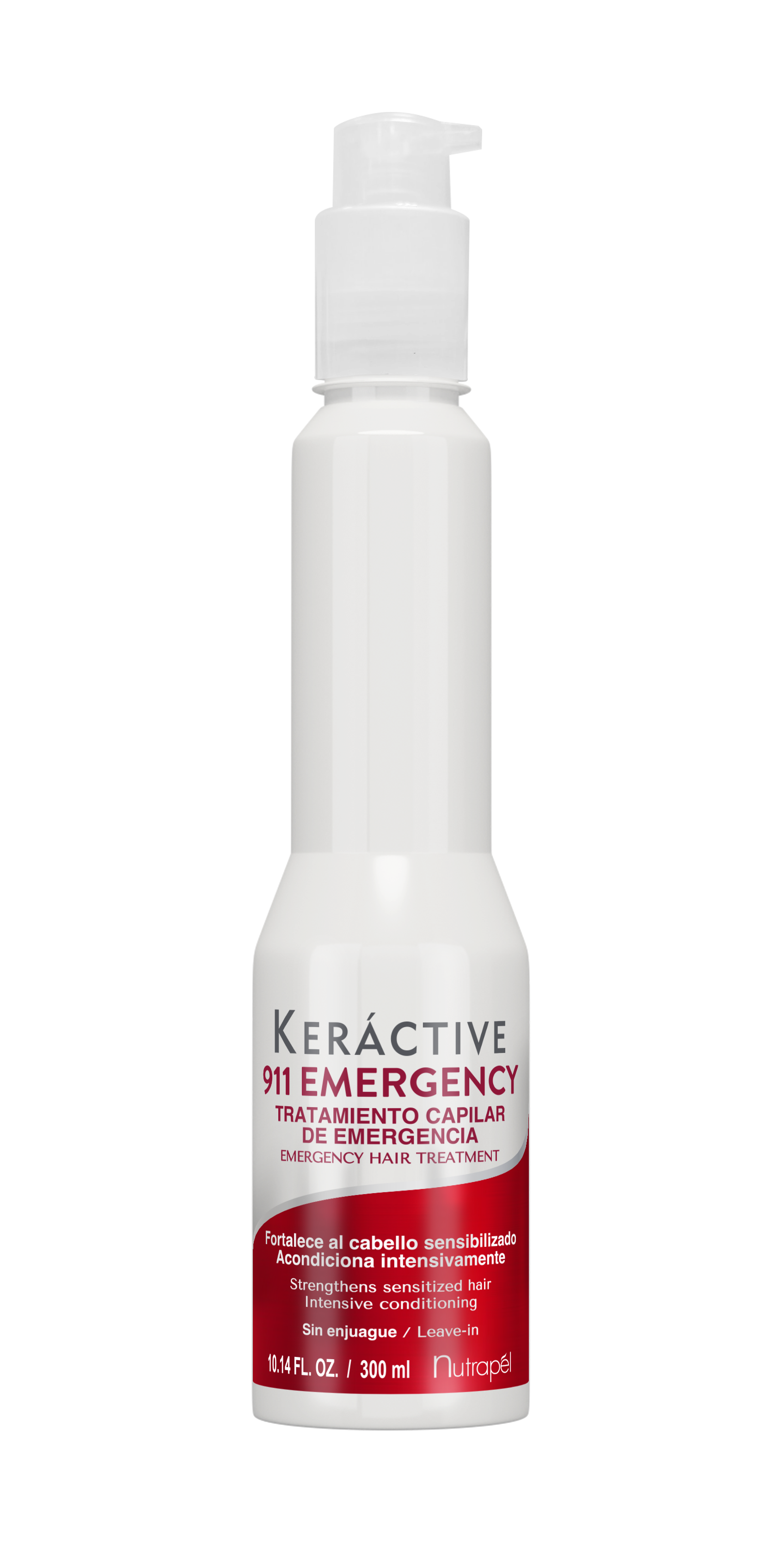 Nutrapel Keractive DUO Set – 911 Emergency Treatment + Revitalizant Dual Phase Leave‑In | Intensive Repair, Hydration, Detangling & Porosity Control – 2 x 10.14 fl oz