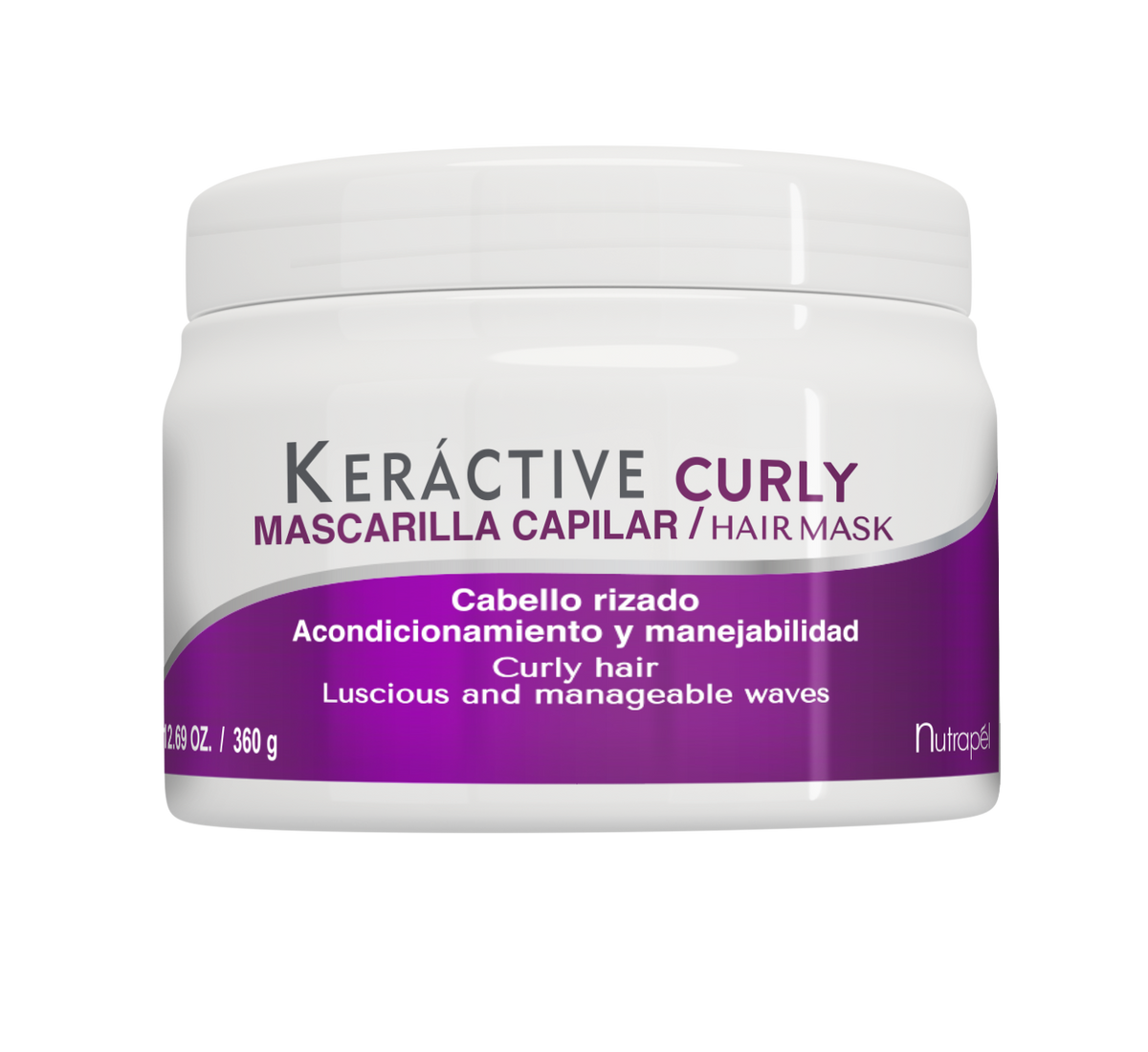 Nutrapel Keractive CURLY Duo Set – Shampoo + Deep Hydration Curl Mask