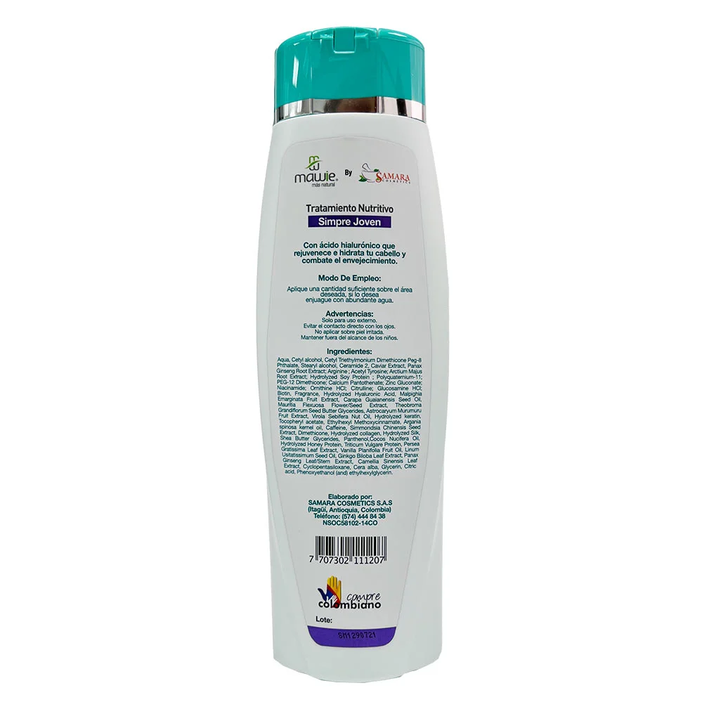 Mawie - Younger Looking Leave in Conditioner 450 ml â Hair Regenerating & Growth Stimulating Treatment with Green Tea, Soy, Hyaluronic Acid & Andiroba | Deep Hydration & Shine