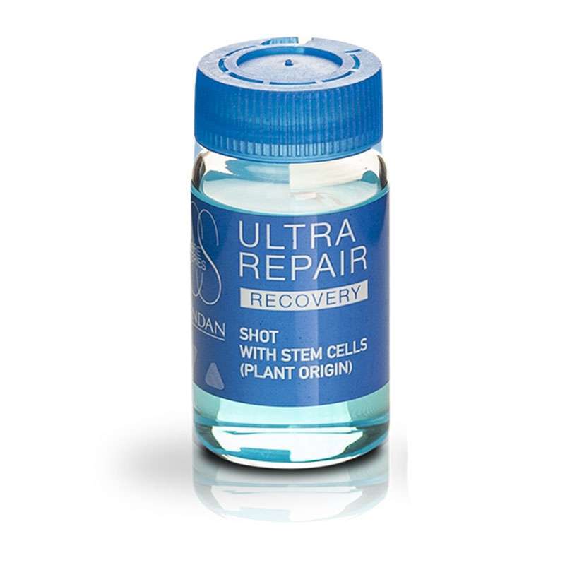 Lendan Care Series Ultra Repair Hair Recovery Shot with Stem Cells (Plant Origin), 6 Ampoules of 0.34fl.oz - Concentrado de Reparación con Células Madre (Origen Vegetal)