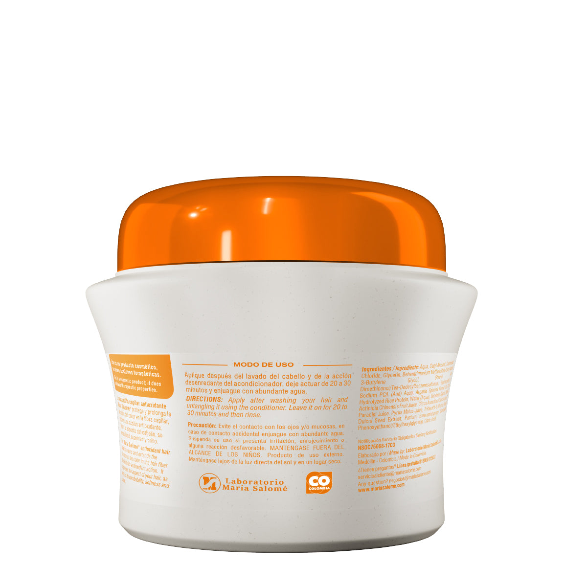 Maria Salome Color Care Hair Mask Mascarilla Capilar Proteccion De Color 11.8oz