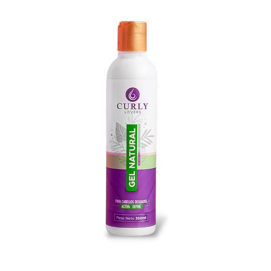 Curly Lovers Defining Gel for Thin Hair 8.4oz - Gel Natural para cabellos delgados