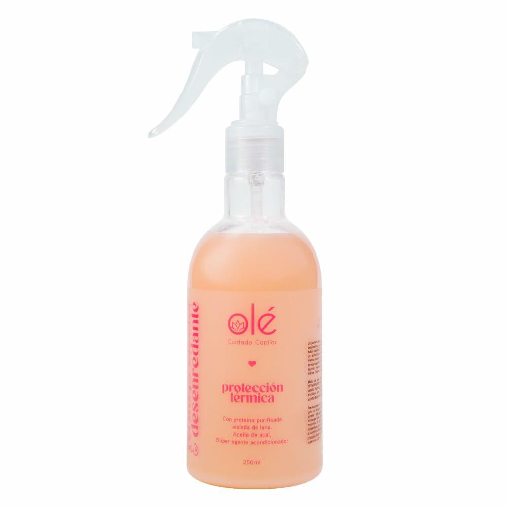 OLÉ Oil Control Hair Pack 4 Pieces - Rice Protein Pre-Shampoo + Onion, Ginger & Celery Shampoo + Mango & Tangerine Conditioner + Detangling thermo protector