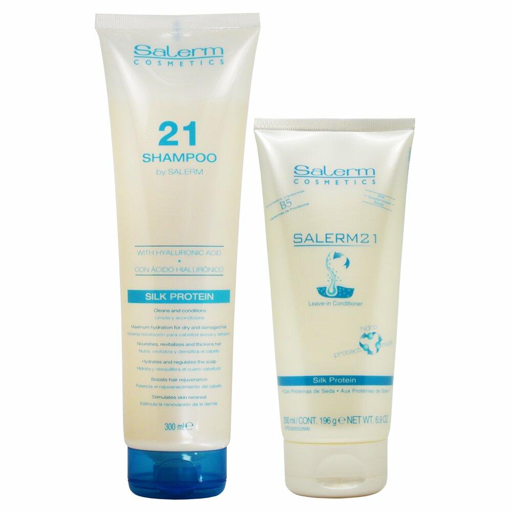 Salerm Cosmetics Salerm 21 Hair Leave-In Silk Protein Conditioning Mask 6.9oz (BUNDLE)