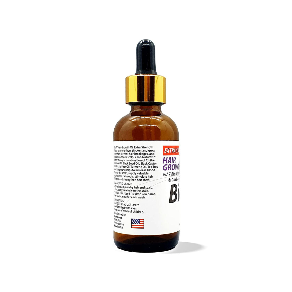 BIO7 EXTRA STRENGTH HAIR GROWTH OIL W/ 7 BIO-NATURALS CH�B� OIL � 2 Fl Oz � Strengthen, Thicken and Grow Your Hair, Condition Your Scalp, Prevent Hair Breakage, Supply Valuable Nutrients To Hair and Scalp, Increase Blood Flow To The Scalp � By Natures