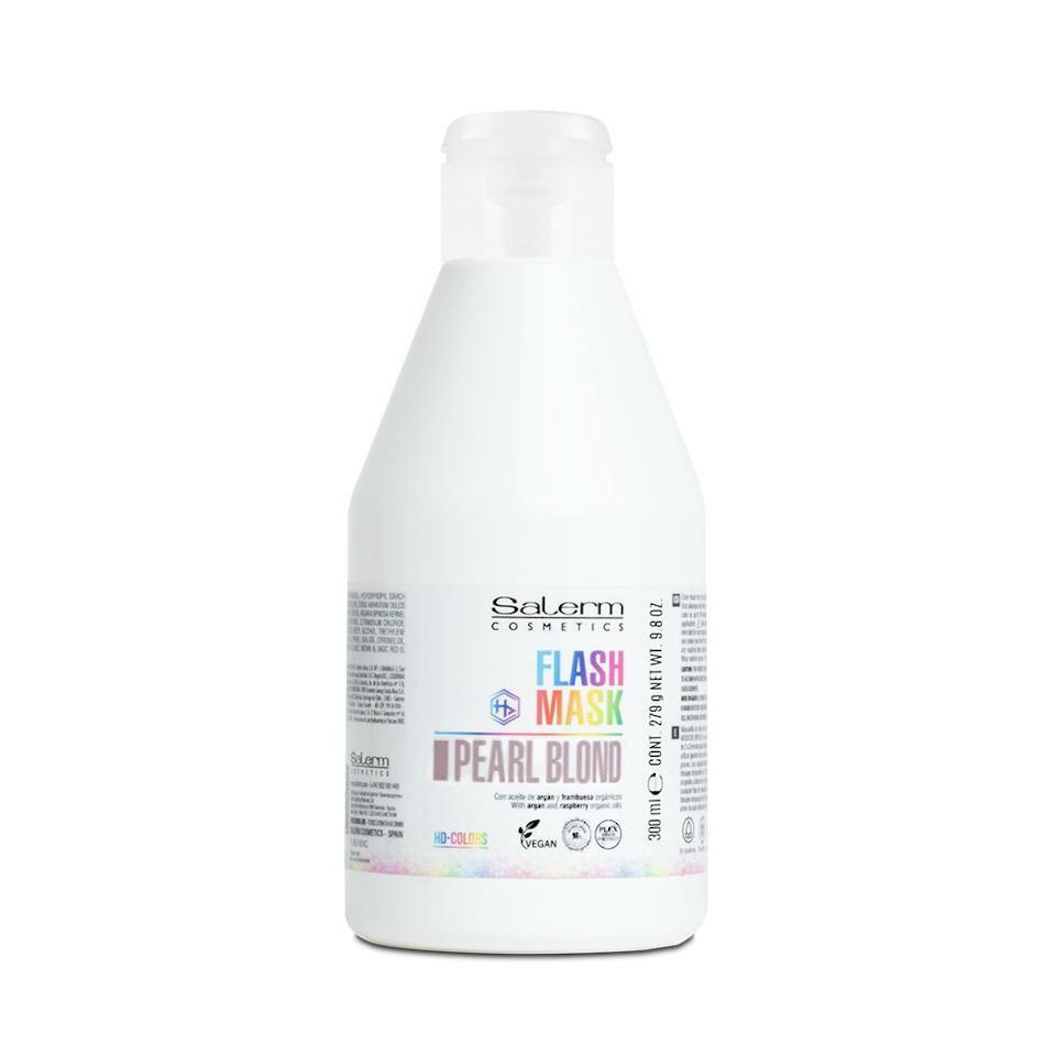 SALERM - HD-COLORS - Colour maintenance Flash Mask Pearl Blond 300 ml / 10.14 fl.oz