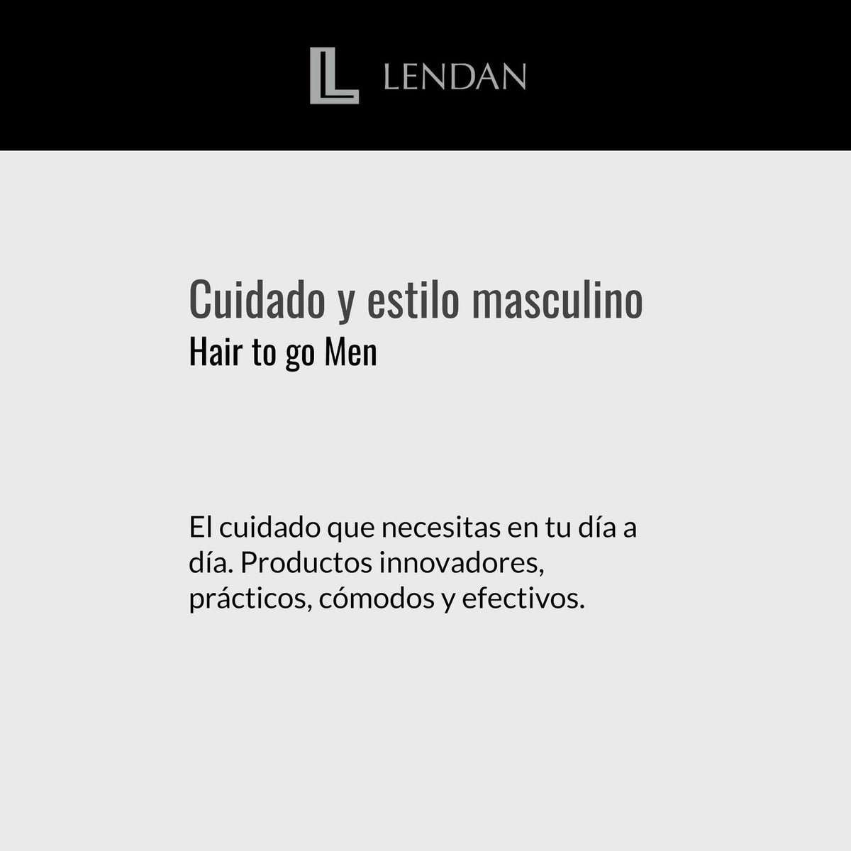 Lendan - Men’s Hair Wax - Hair To Go Men Up Wax - 125 ml