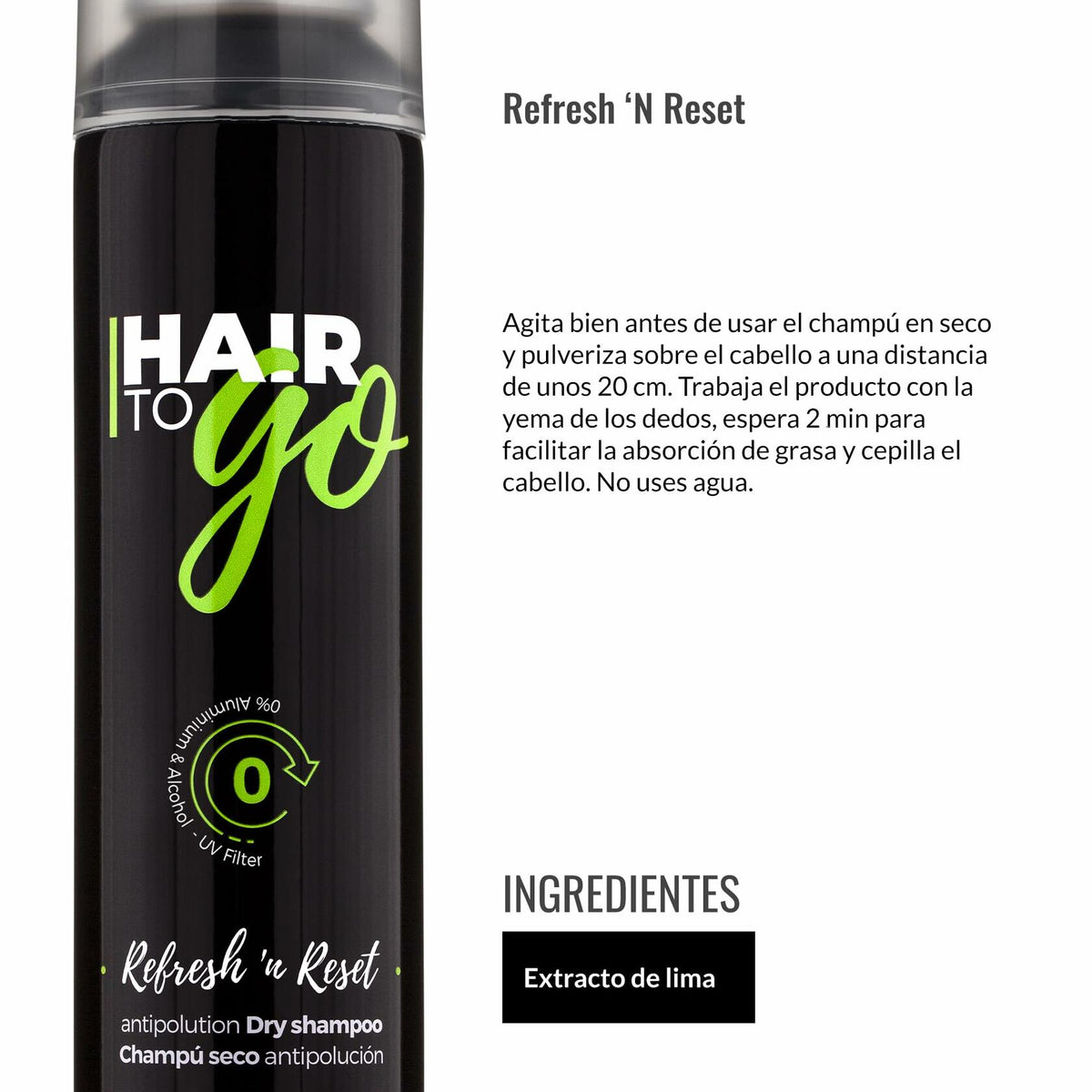 Lendan - Volumizing Dry Shampoo - Hair To Go Refresh'n Reset - 270 ml