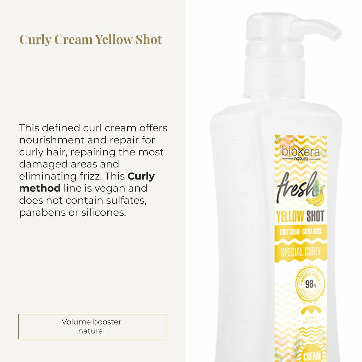 SALERM - Curl Activator Cream - Curly Cream Yellow Shot - 300 ml