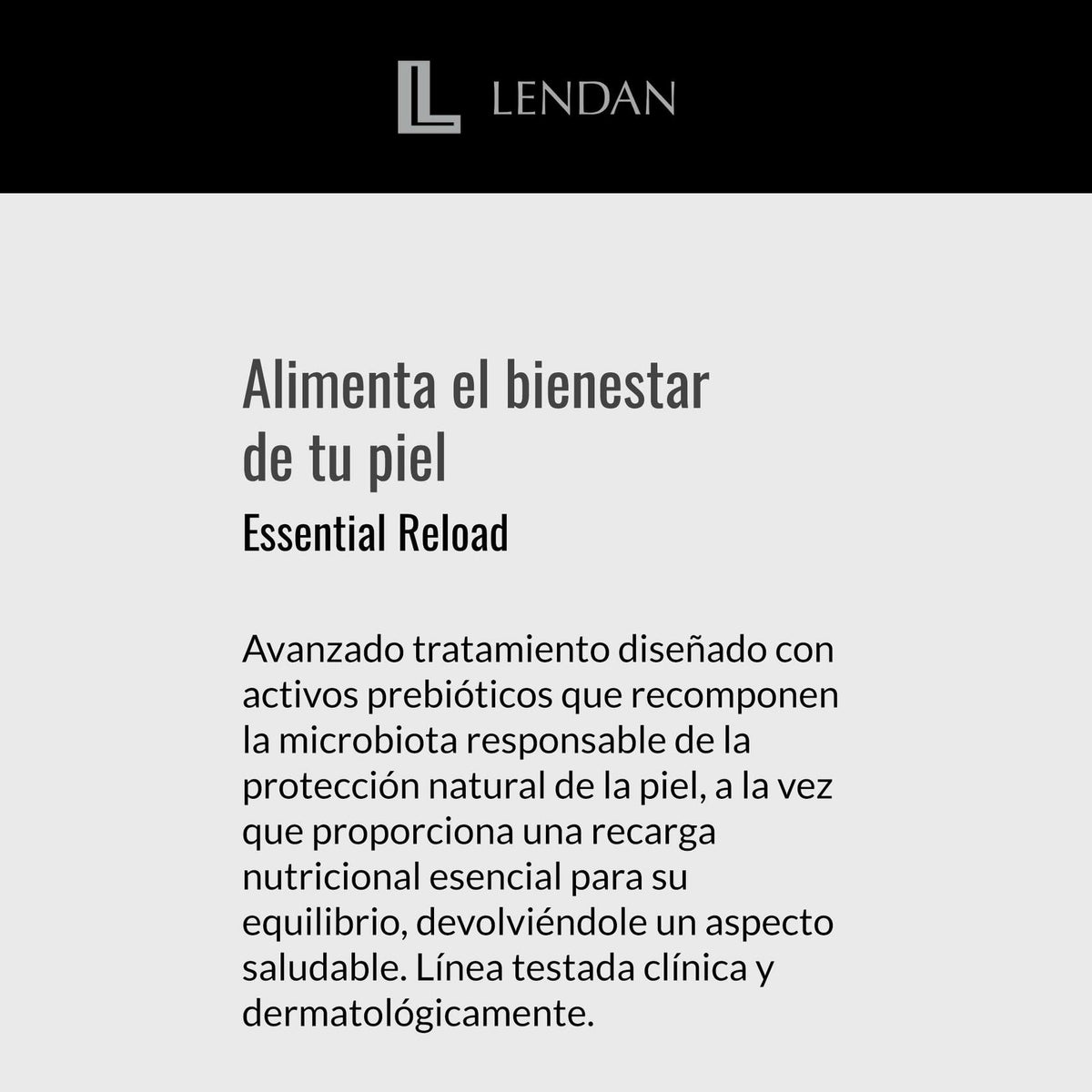LENDAN - Micellar Water - Essential Reload Prebiotic - 200 ml - for All Skin Types
