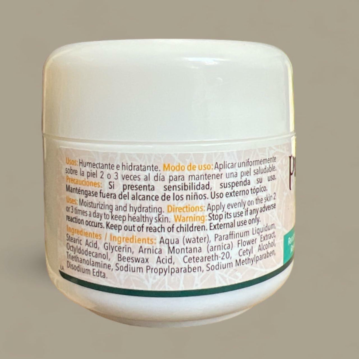 Pili Natural Arnica Cream (3 Pack) - Restore Skin conditions - Crema de Arnica -1 oz