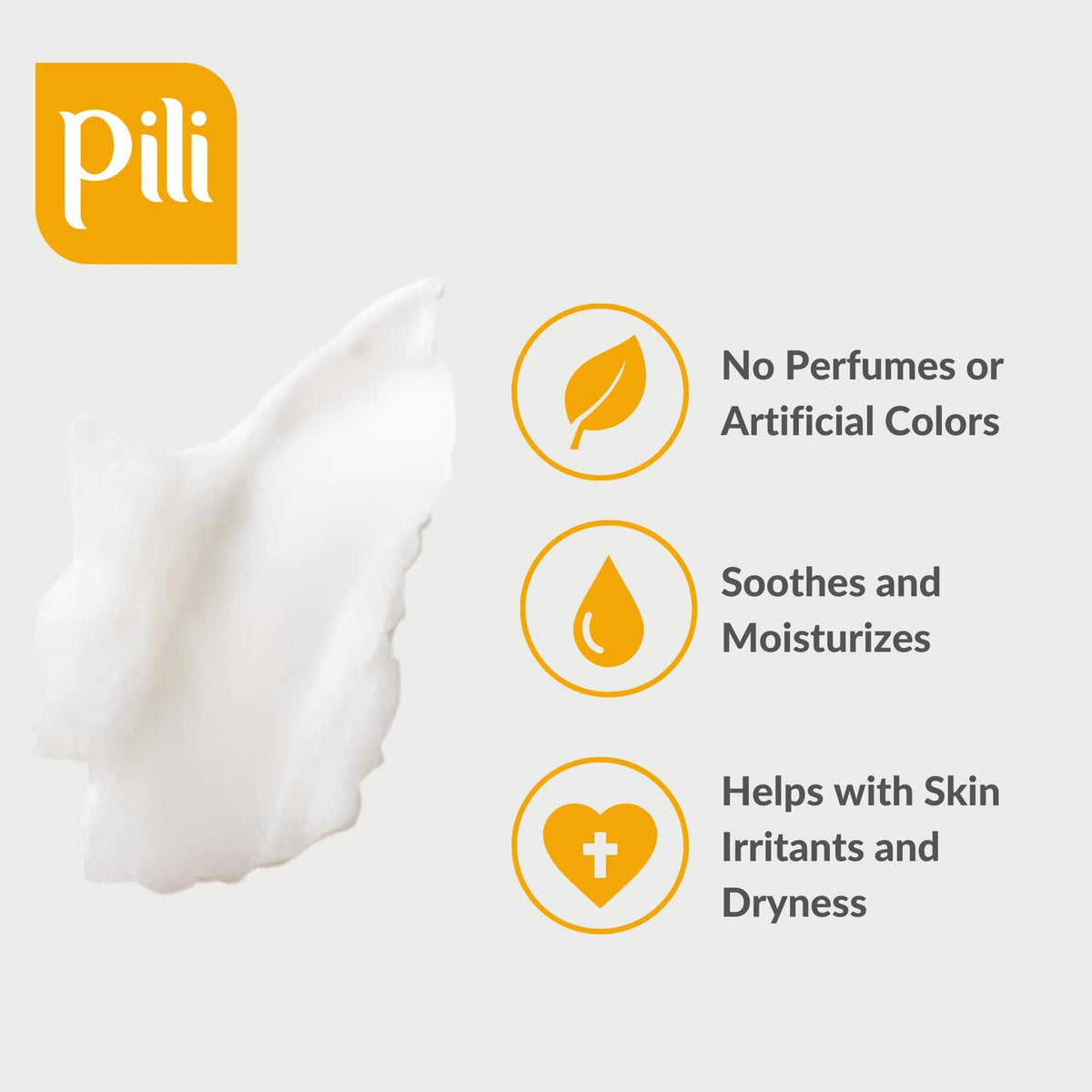 Pili Natural Calendula Cream (2 Pack) - Moisturizing Cream for Rough, Dry, or Chapped Skin - Crema de Calendula (1 oz/Unit)