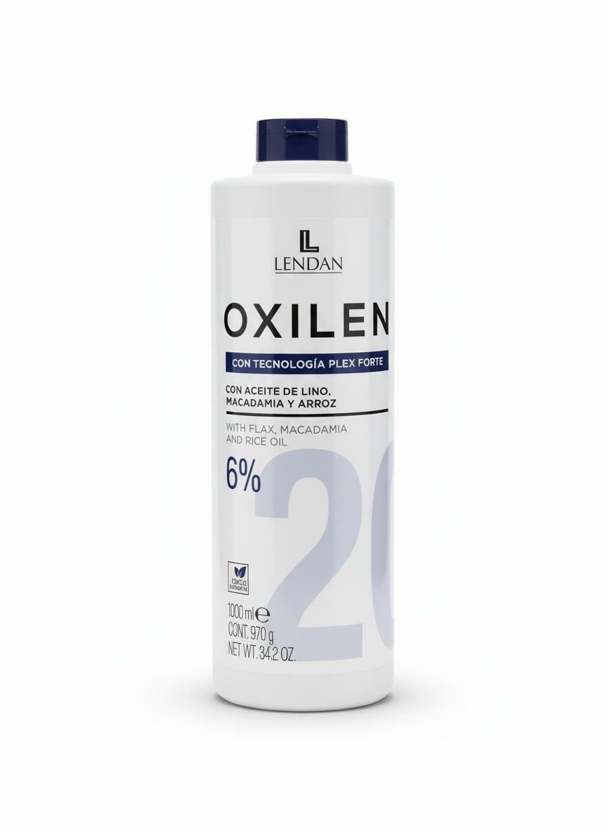 Lendan Oxilen Stabilized Cream with Plex Forte Technology, 20 Vol. (6%) covers grey hair - lightens natural hair up to 2 shades.