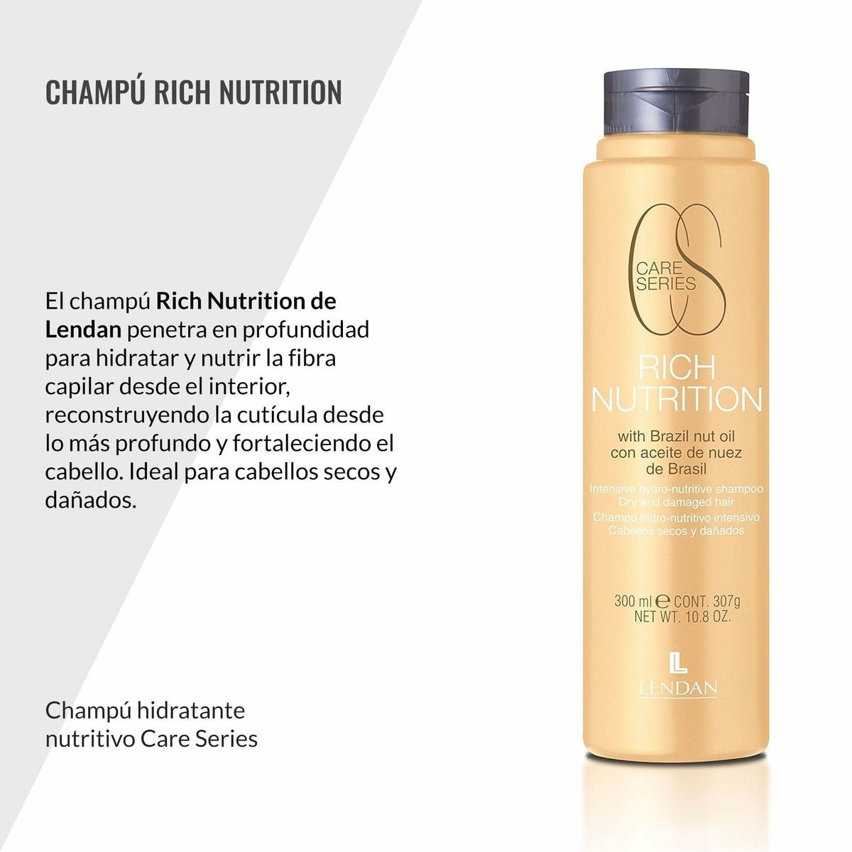 Lendan - Nourishing Shampoo - Rich Nutrition - 300 ml