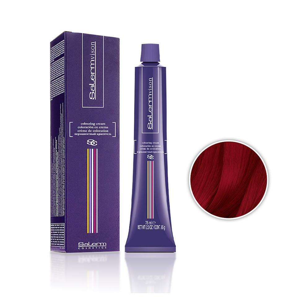 Salermvison Hair Coloring Cream #6.62 Reddish Pearly Dark Blond 2.3 oz