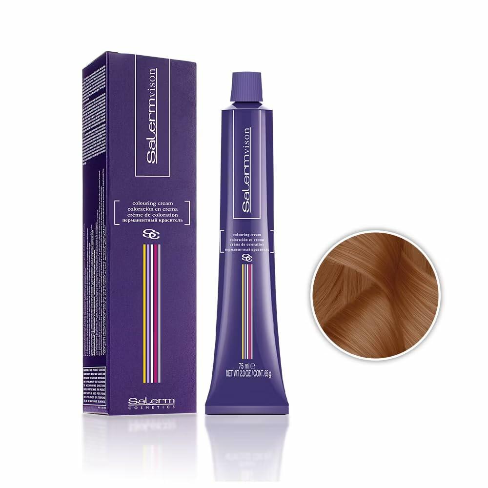 Salermvison Hair Coloring Cream #8.4 Light Blonde Copper, 2.3 Ounce