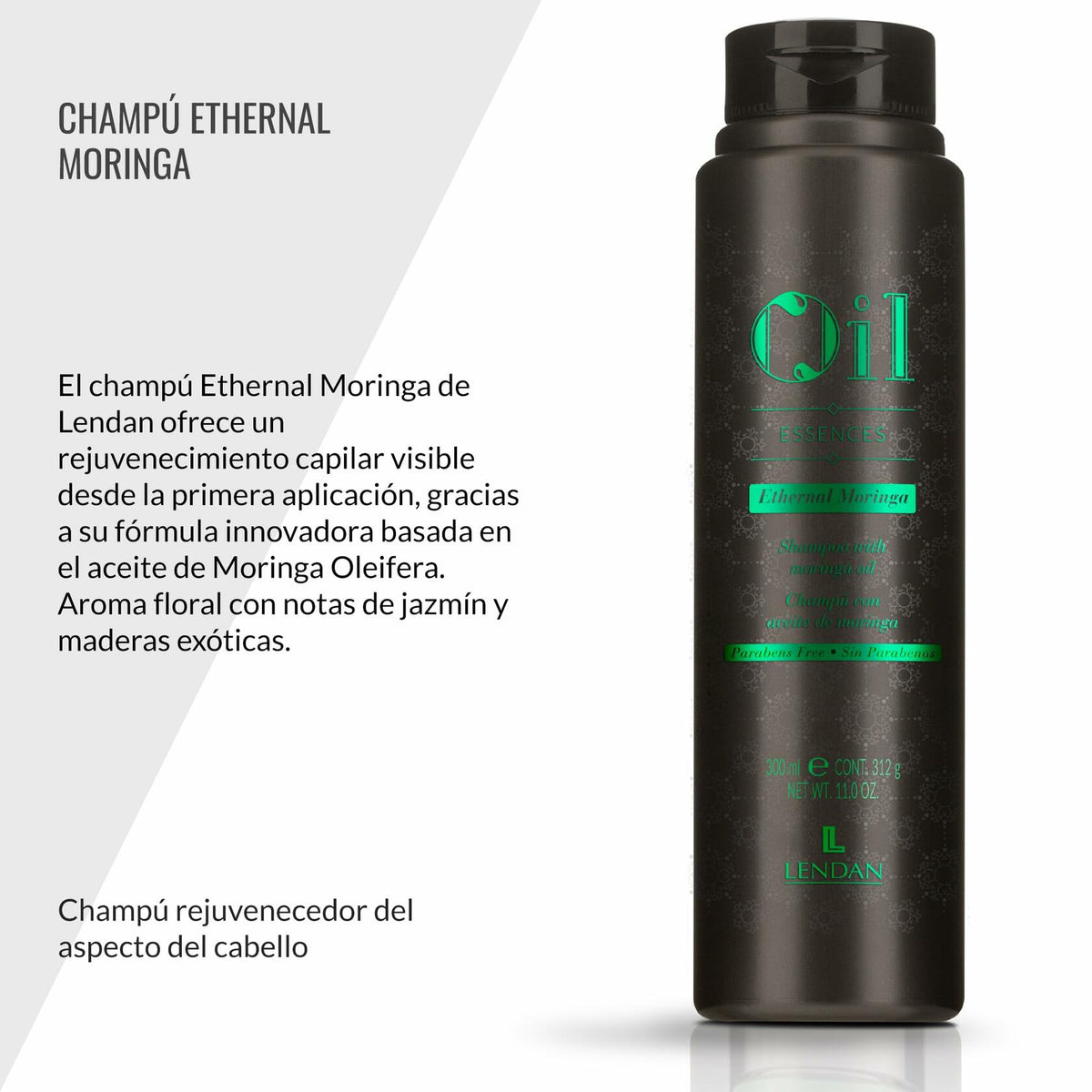 Lendan - Sulfate-Free Shampoo - Ethernal Moringa Shampoo - 300 ml
